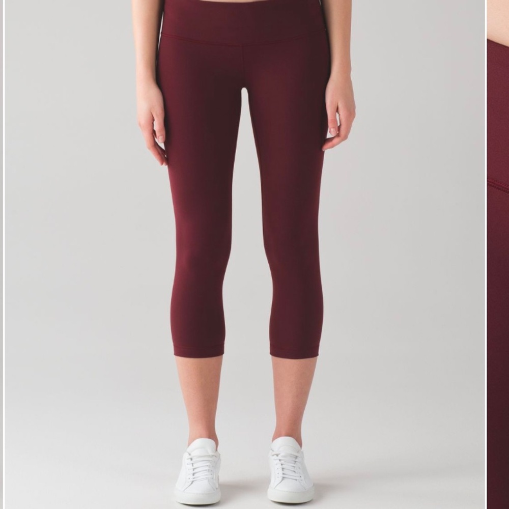 lululemon Wunder Under Crop Leggings